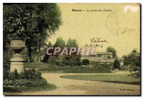 Ansichtskarte AK Rouen Les Jardin des Plantes