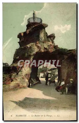 Cartes postales Biarritz Le Rocher de la Vierge