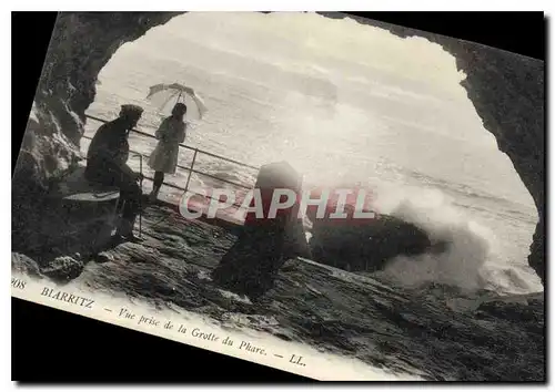 Cartes postales Biarritz Vue prise de la Grotte du Phare