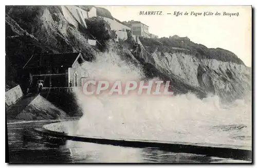 Cartes postales Biarritz Effet de Vague