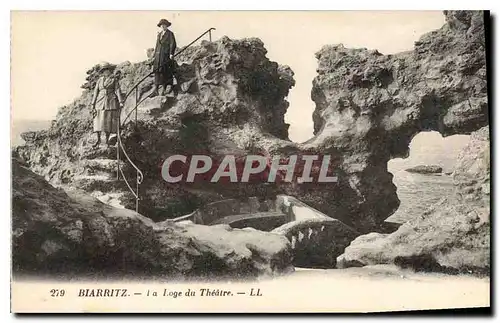 Cartes postales Biarritz La Loge du Theatre