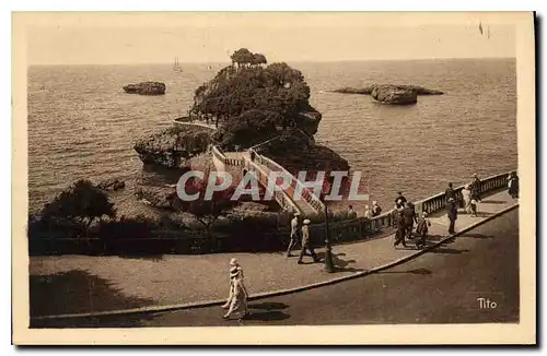 Cartes postales Biarritz Cote Basque Le Rocher du Basta