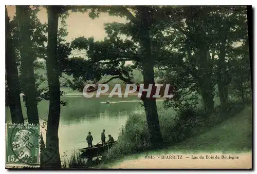 Cartes postales Biarritz Lac du Bois de Boulogne