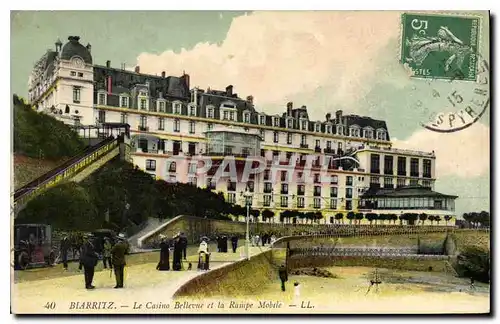 Cartes postales Biarritz Le Casino et la Rampe Mobile