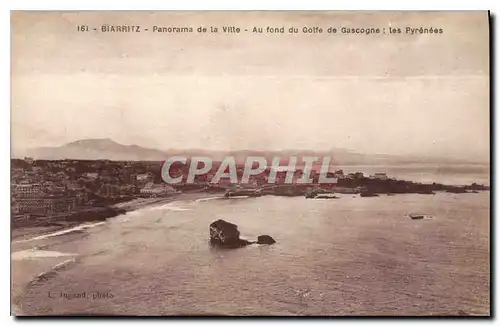 Cartes postales Biarritz Panorama de la Ville