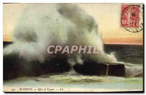 Cartes postales Biarritz Effet de Vagues