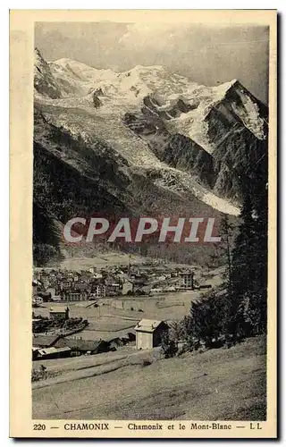 Cartes postales Chamonix Chamonix et le Mont Blanc