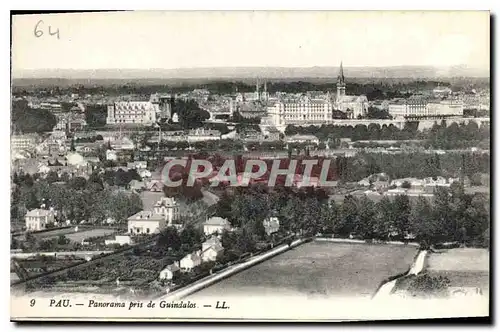 Cartes postales Pau Panorama pris de Guindalos