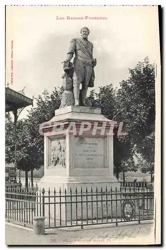 Cartes postales Pau Statue Henri IV