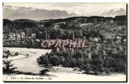 Cartes postales Pau La Chaine des Pyrenees