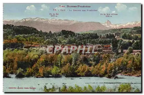 Cartes postales Pau La Chaine des Pyrenees