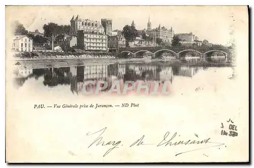 Cartes postales Pau Vue Generale prise de Jurancon