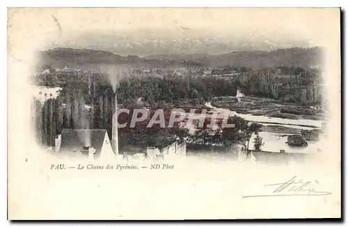 Cartes postales Pau La Chaine des Pyrenees