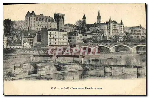 Cartes postales Pau Panorama et Pont de Jurancon