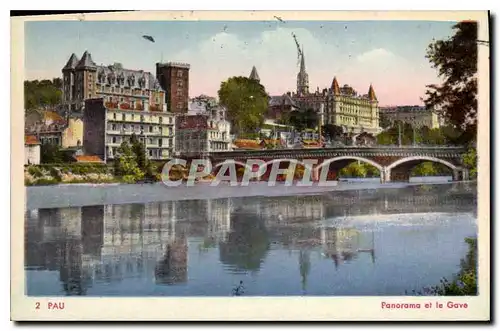 Cartes postales Pau Panorama et le Gave