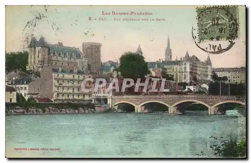 Cartes postales Pau Vue generale sur Le Gave