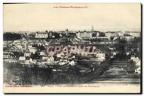 Cartes postales Pau Vue Panoramique prise de Guindalos