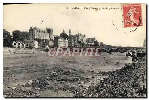 Cartes postales Pau Vue generale prise de Jurancon