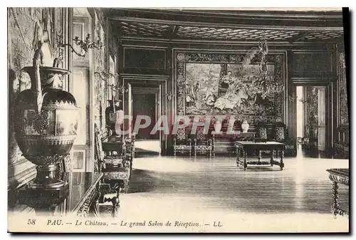 Cartes postales Pau Le Chateau Le grand Salon de Reception