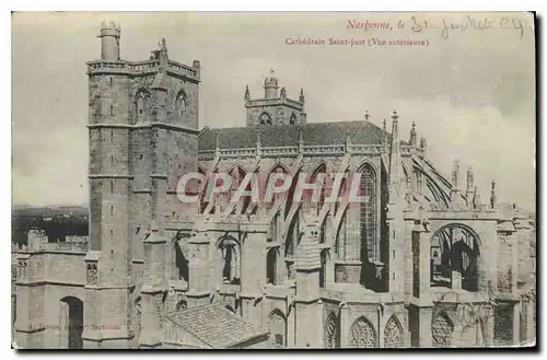 Cartes postales Narbonne Cathedrale Saint Just Vue exterieure