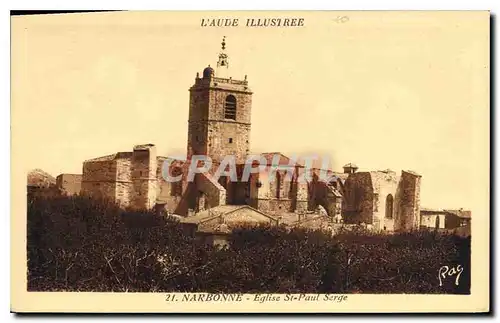 Cartes postales Narbonne Eglise St Paul Serge