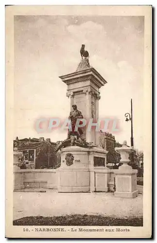 Cartes postales Narbonne Le MOnument aux Morts