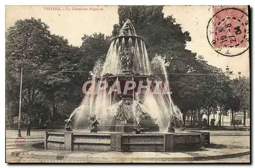 Cartes postales Troyes La Fontaine Argence