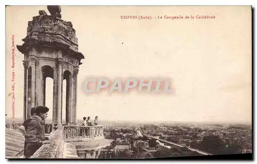 Ansichtskarte AK Troyes Aube Le Campanile de la Cathedrale