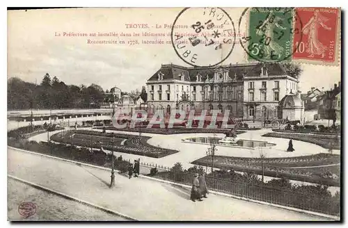 Cartes postales Troyes La Prefecture