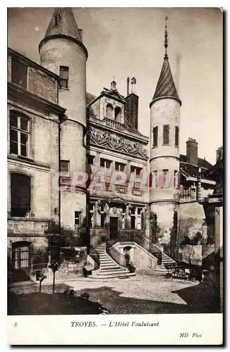 Cartes postales Troyes L'Hotel Vauluisant