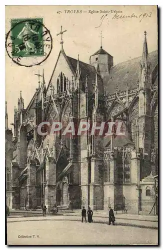 Cartes postales Troyes Eglise Saint Urbain