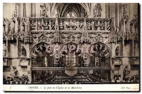 Cartes postales Troyes La Jube de l'Eglise de la Madelaine