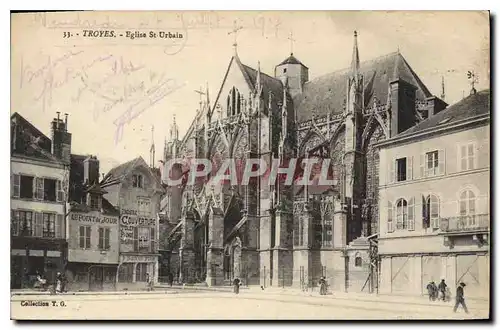 Cartes postales Troyes Eglise St Urbain