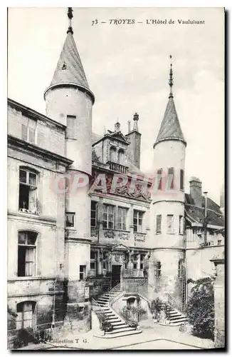 Ansichtskarte AK Troyes L'Hotel de Vauluisant