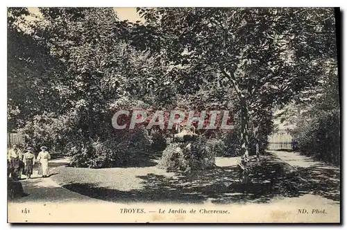 Ansichtskarte AK Troyes Le Jardin de Chevreuse