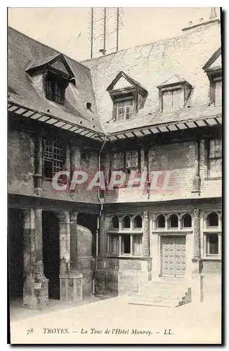 Ansichtskarte AK Troyes La Tour d'Hotel Mauroy