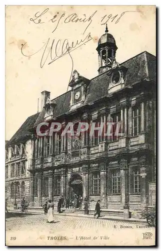 Cartes postales Troyes L'Hotel de Ville