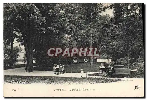 Cartes postales Troyes Jardin de Chevreuse