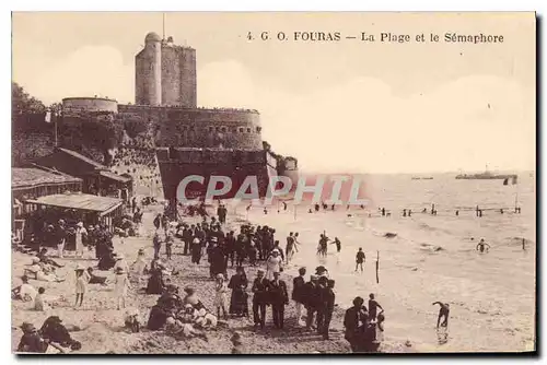 Ansichtskarte AK Fouras La Plage et le Semaphore