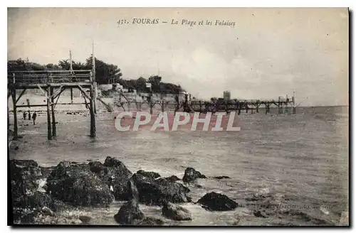 Cartes postales Fouras La Plage et les Falaises