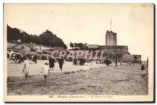 Cartes postales Fouras Charente Inf Un coin de la Plage