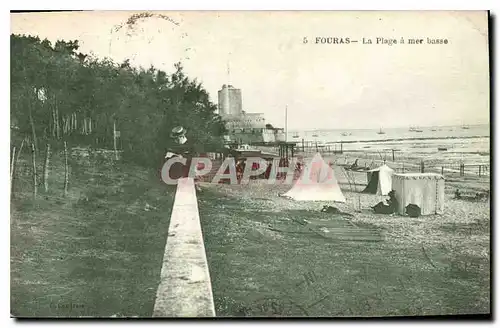 Cartes postales Fouras La Plage a mer basse