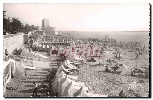 Cartes postales moderne Fouras La grande Plage Au loin le Semaphore