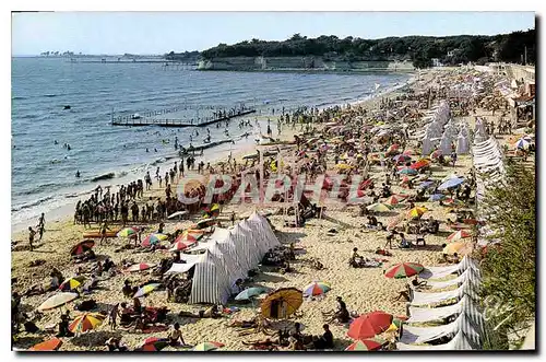 Cartes postales moderne Fouras La Grande Plage au centre la Piscine