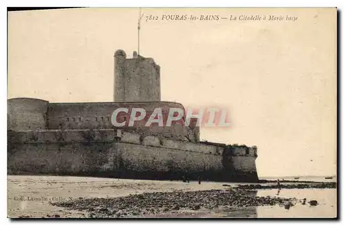 Cartes postales Fouras les Bains La Citadelle a Maree basse