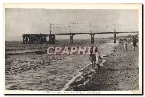 Ansichtskarte AK Appontement de Chatelaillon Plage