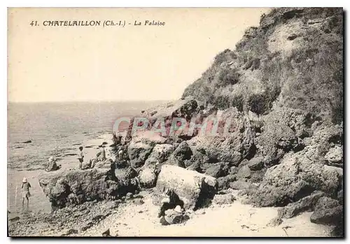 Ansichtskarte AK Chatelaillon La Falaise