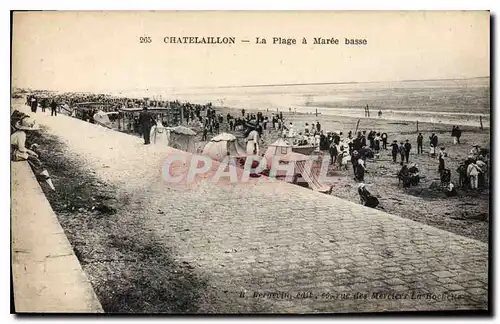 Ansichtskarte AK Chatelaillon La Plage a Maree basse