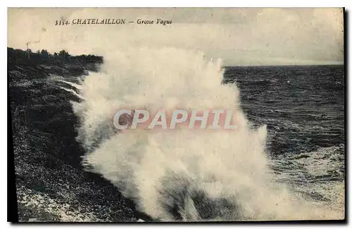 Cartes postales Chatelaillon rosse Vague