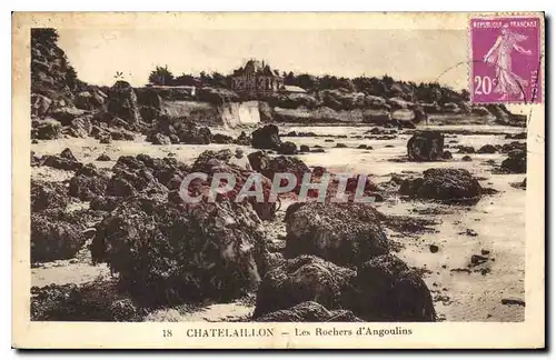 Ansichtskarte AK Chatelaillon Les Rochers d'Angoulins